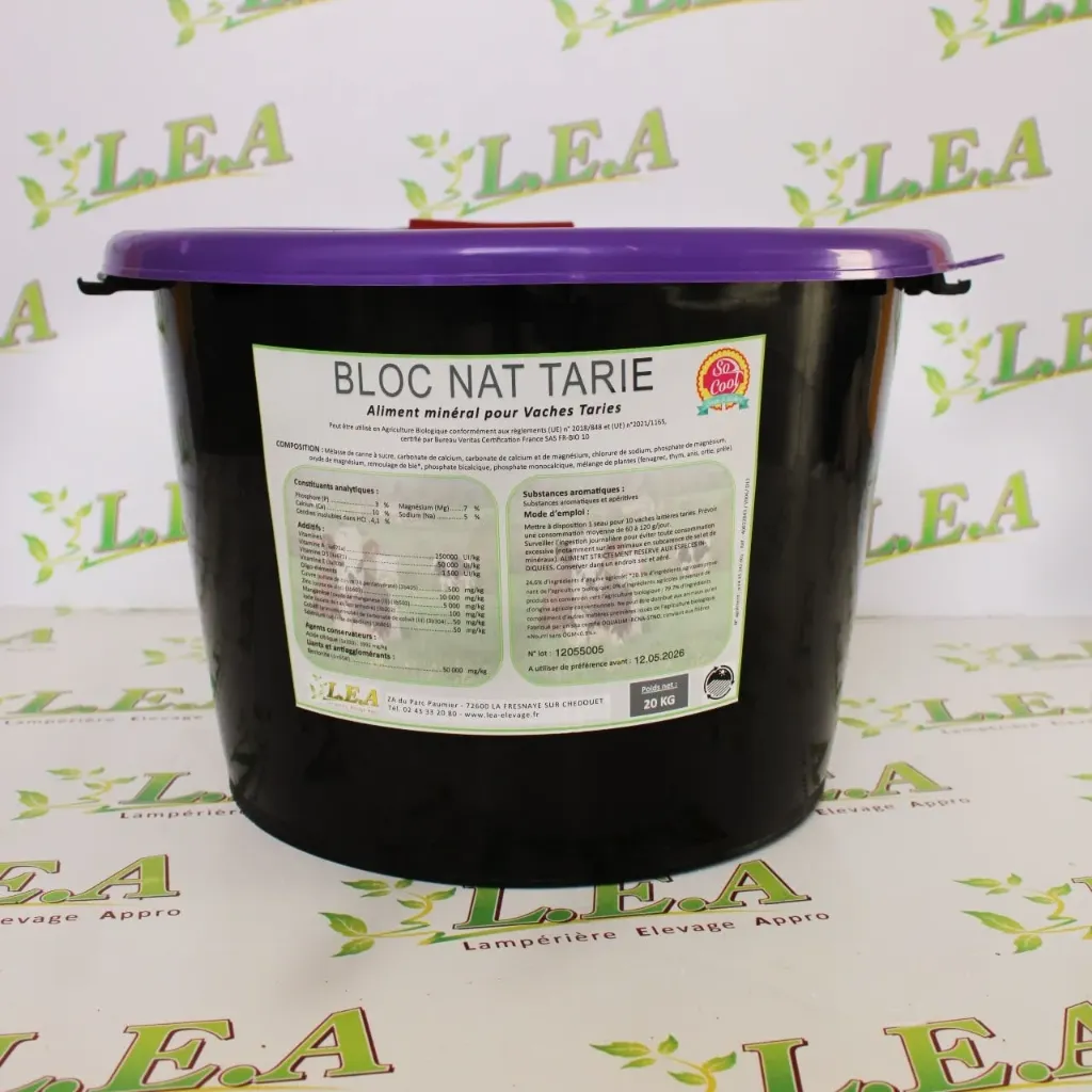 Bloc(s) Nat Tarie°" **UAB - 20kg